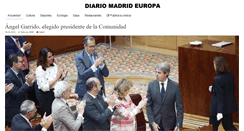 Desktop Screenshot of diariomadrid.eu