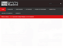 Tablet Screenshot of diariomadrid.net